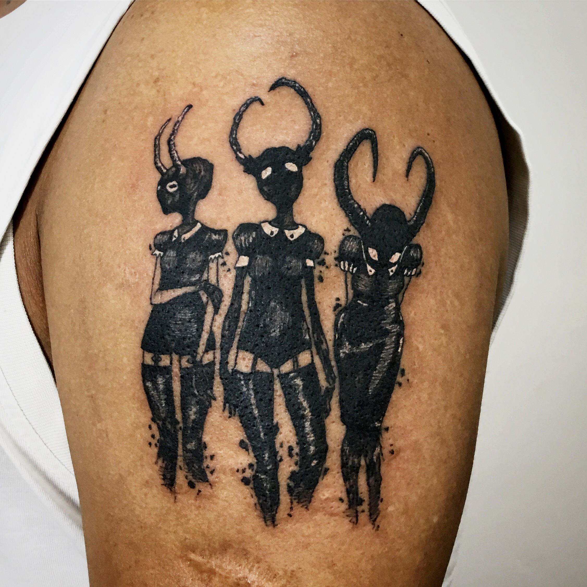 Demon Tattoo | Tattoos for guys, Cool tattoos, Tattoos